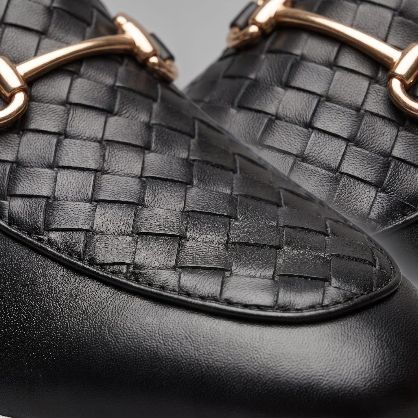 Herren Kunstlederloafer in Flechtoptik mit Trensenspange | Erdmann_5
