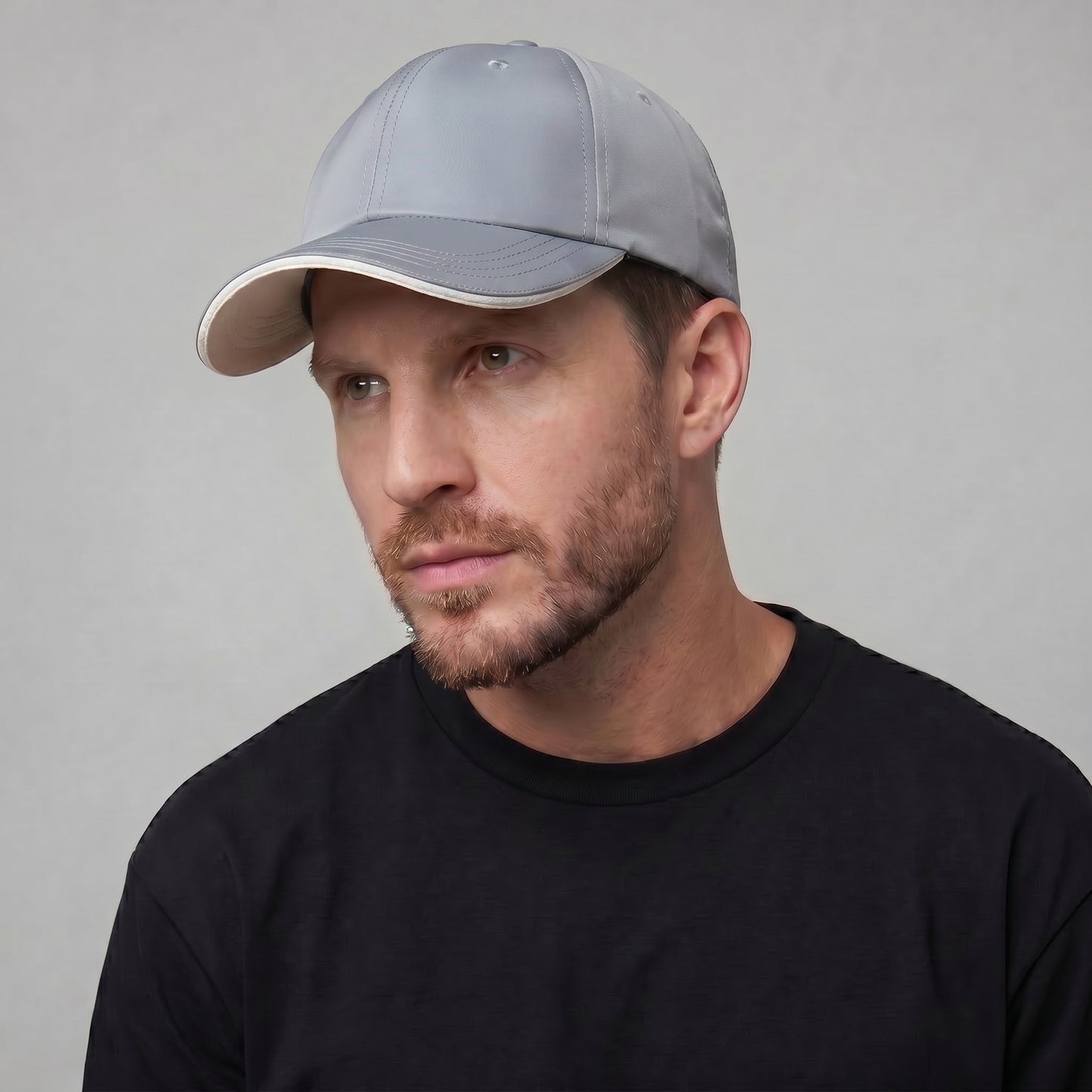 Herren Baseballcap zweifarbig mit Kontrasteinfassung | Heinrich_11