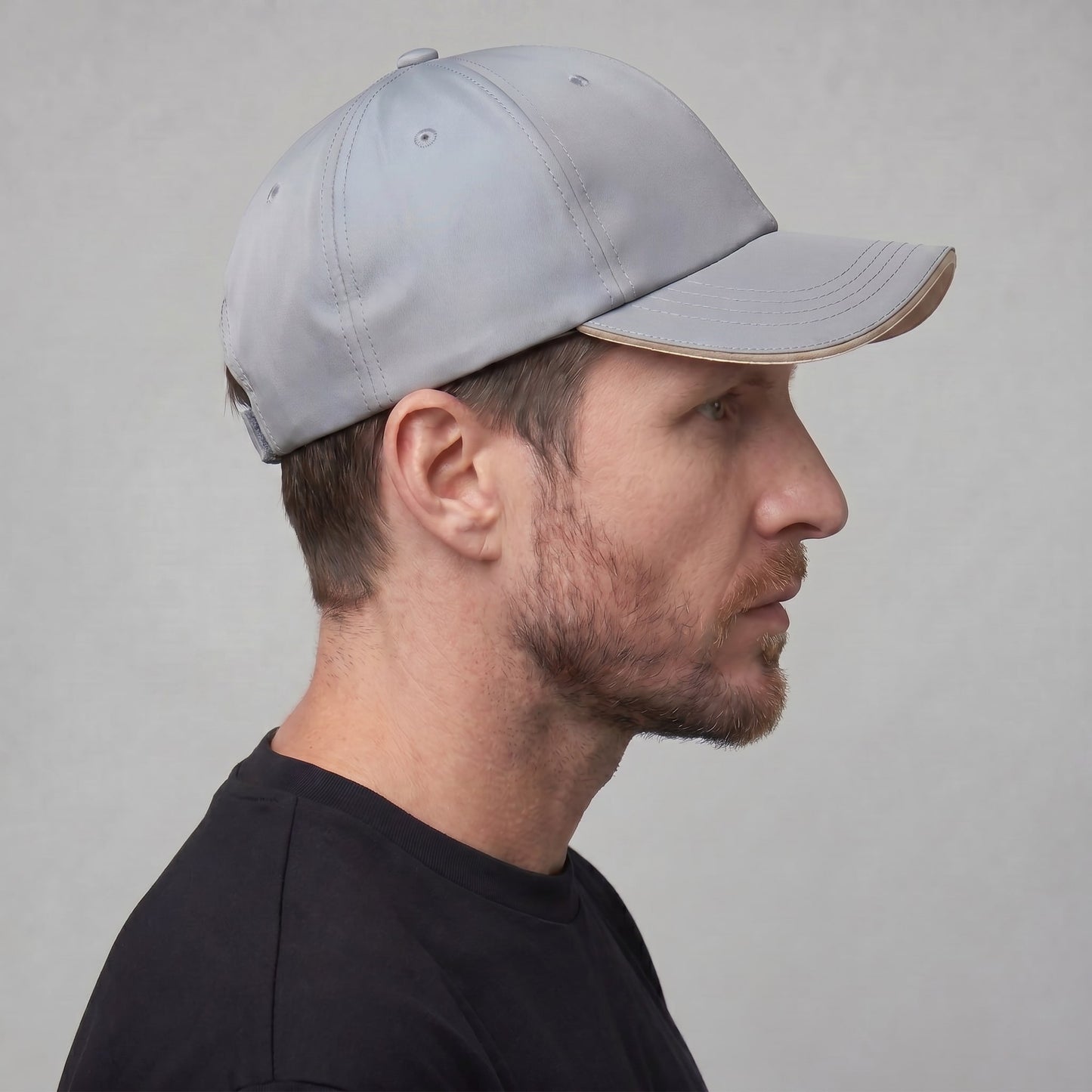 Herren Baseballcap zweifarbig mit Kontrasteinfassung | Heinrich_12