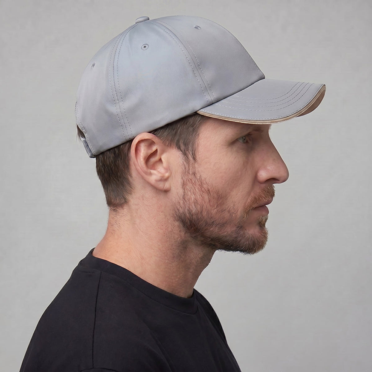 Herren Baseballcap zweifarbig mit Kontrasteinfassung | Heinrich
