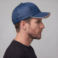 Herren Baseballcap zweifarbig mit Kontrasteinfassung | Heinrich