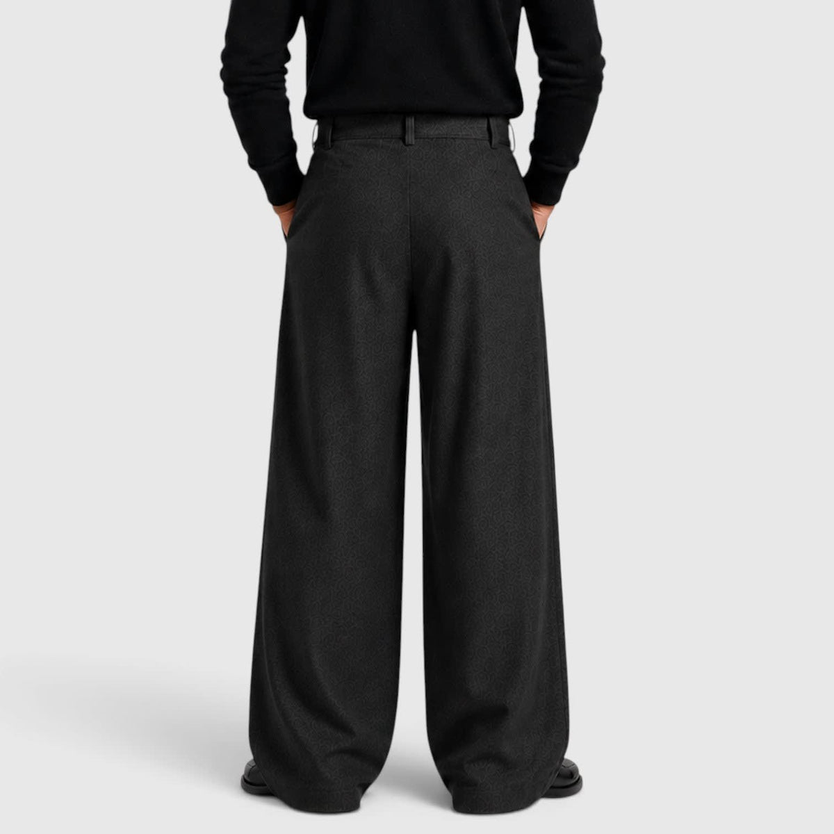 Herren Bundfaltenhose mit Stoffgürtel | Felix