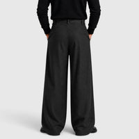 Herren Bundfaltenhose mit Stoffgürtel | Felix