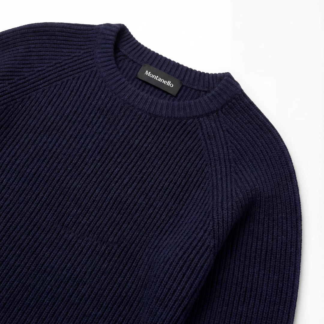 Herren Rippstrickpullover mit Rundhalsausschnitt | Holger_4