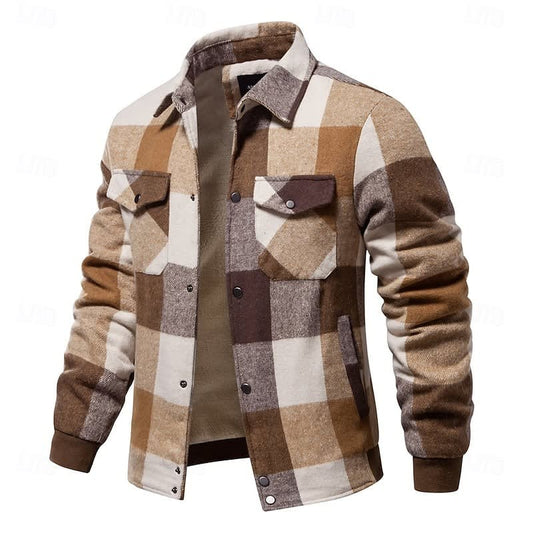 Herren Hemdjacke kariert | Lorenz_1