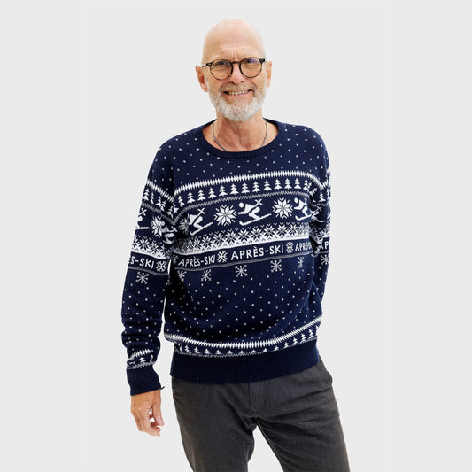 Herren Après-Ski Weihnachts-Pulli Winter mit Norwegermuster | Arthur_1