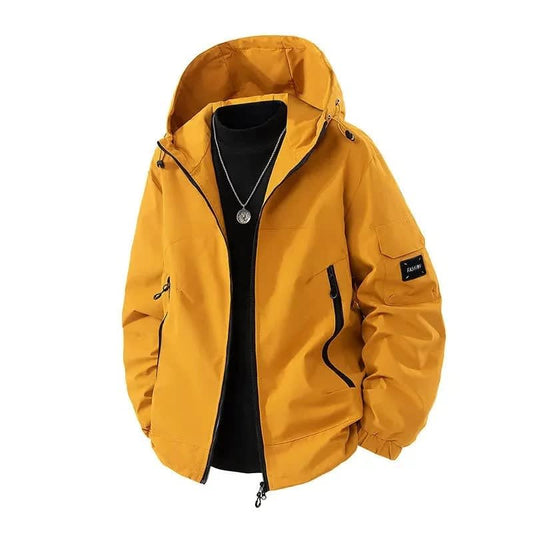 Herren Kapuzen Oversized Winter-Ski-Pufferjacke für kalte Skitage | Bernhard_1