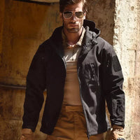 Herren Modische Winter-Skijacke Outdoor mit Stehkragen und Fleecefutter | Bertram