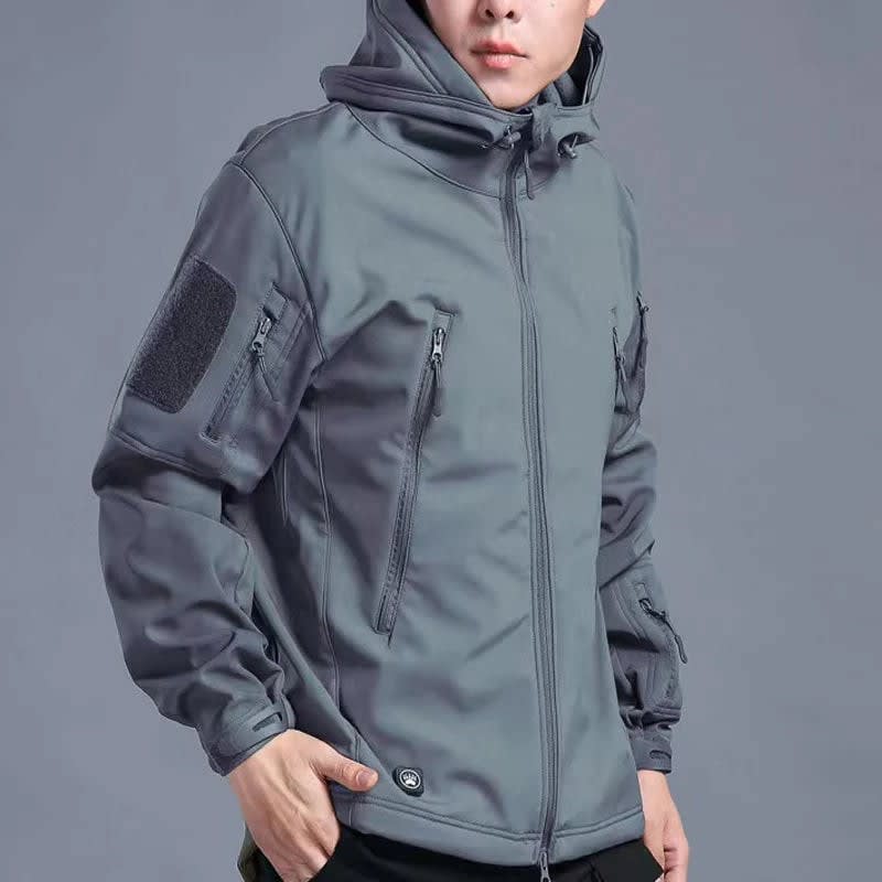 Herren Modische Winter-Skijacke Outdoor mit Stehkragen und Fleecefutter | Bertram