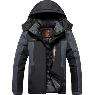 Herren Schnee Skijacke mit Kapuze für den Winter | Alfred_1