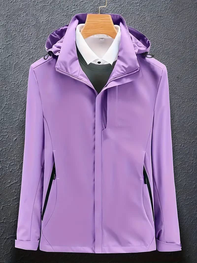 Herren Stylische Winter-Skijacke mit Kapuze Langarm | Alwin