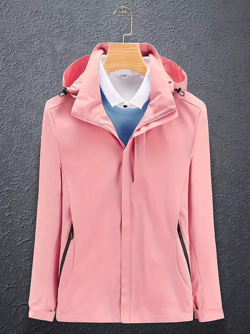 Herren Stylische Winter-Skijacke mit Kapuze Langarm | Alwin