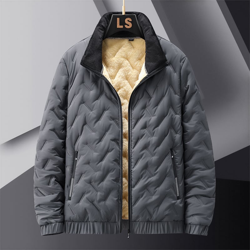 Herren Warme Winter-Ski-Pufferjacke mit Teddyfutter ideal für Wintersport | Bodo_5