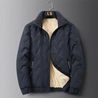 Herren Warme Winter-Ski-Pufferjacke mit Teddyfutter ideal für Wintersport | Bodo