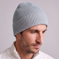 Herren Strickmütze mit Umschlag | Tobias