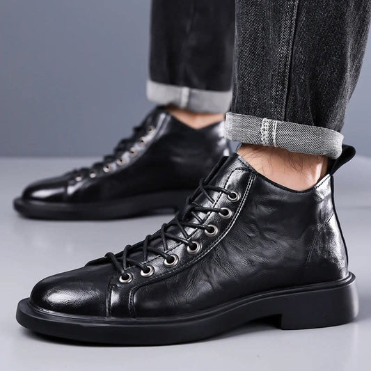 Herren Schnürstiefel mit robuster Sohle | Alexander_1