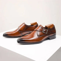 Herren Business-Schuhe mit Monkstrap-Schnalle | Erich