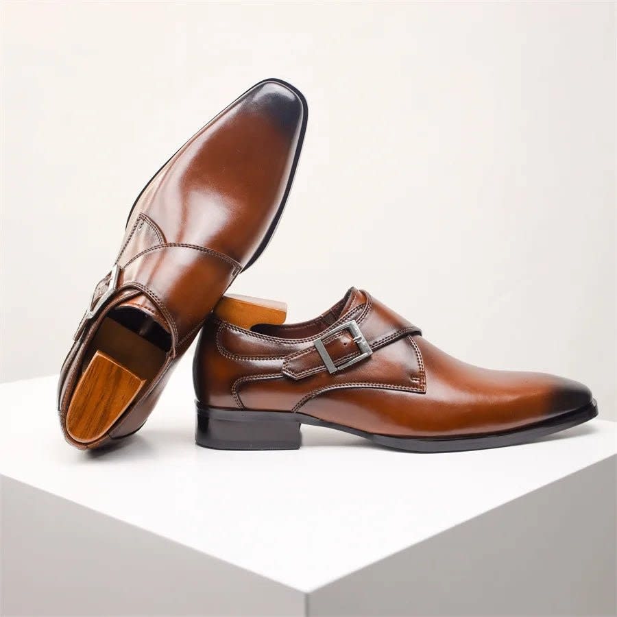 Herren Business-Schuhe mit Monkstrap-Schnalle | Erich_2