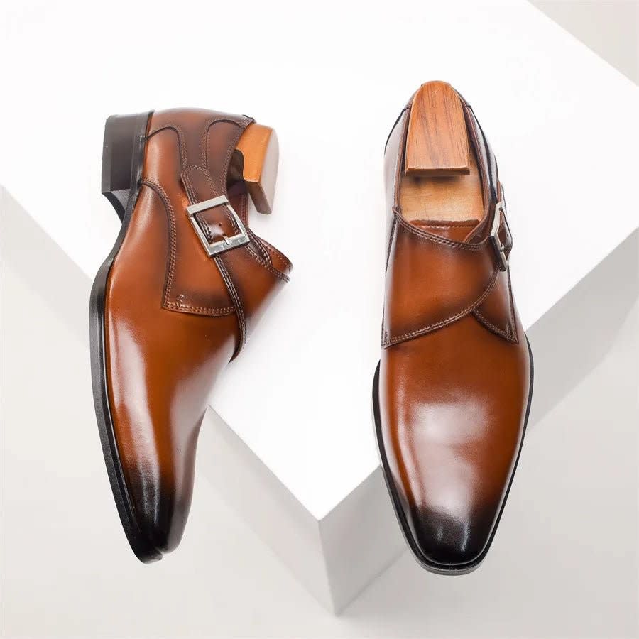 Herren Business-Schuhe mit Monkstrap-Schnalle | Erich