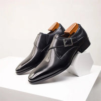 Herren Business-Schuhe mit Monkstrap-Schnalle | Erich