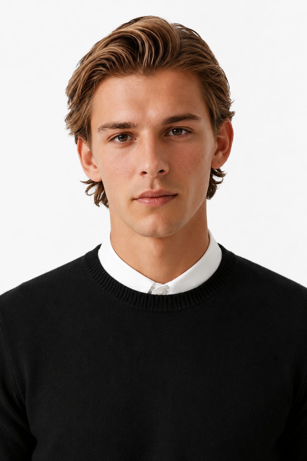 Herren Strickpullover mit Rundhalsausschnitt | Michel_4