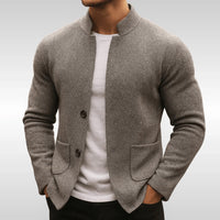 Herren Strickjacke mit Stehkragen | Ruben