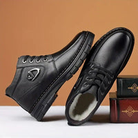 Herren Winterschuhe aus Leder mit Thermofutter | Bernhard