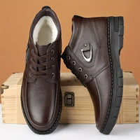 Herren Winterschuhe aus Leder mit Thermofutter | Bernhard