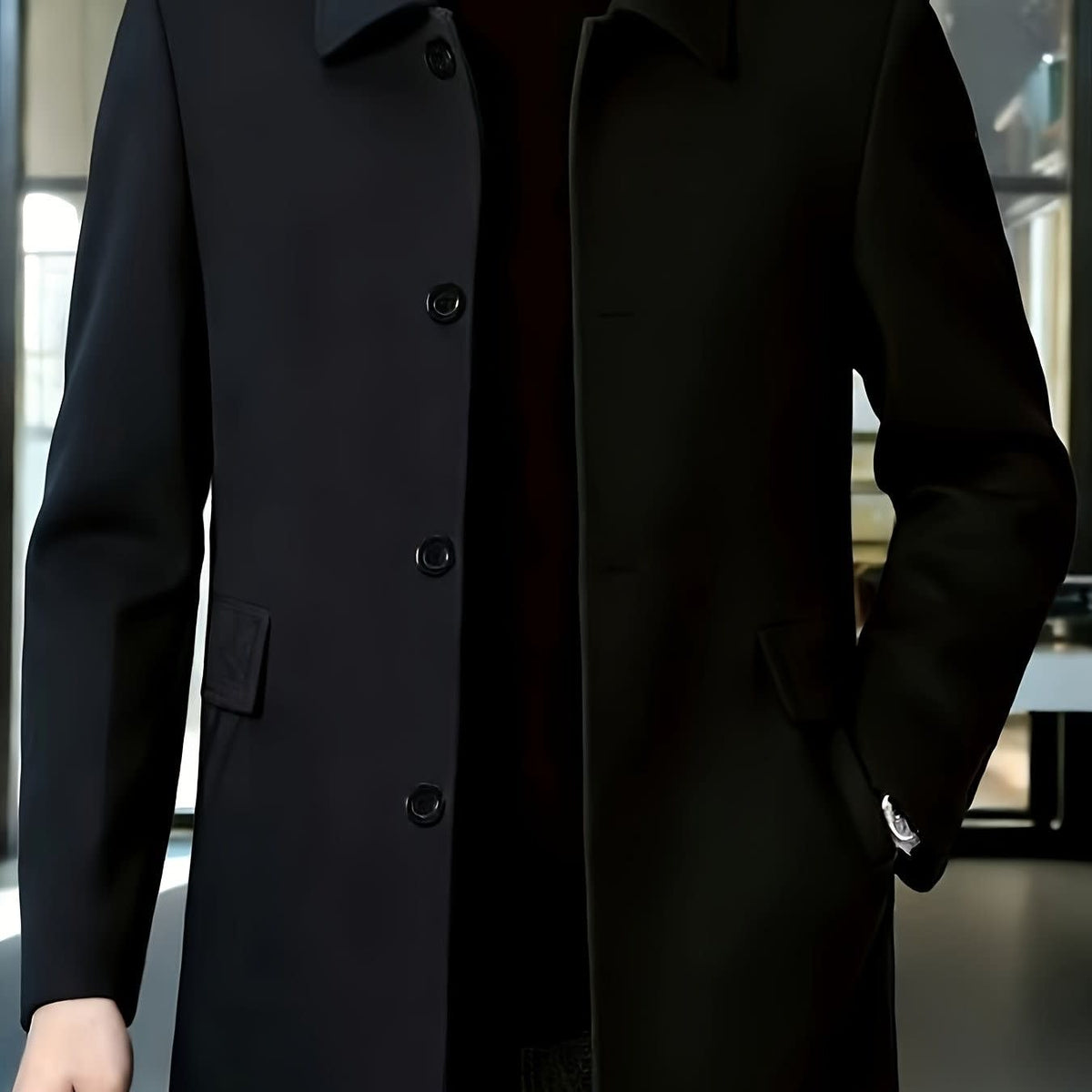 Herren Trenchcoat klassisch und vielseitig | Ingo