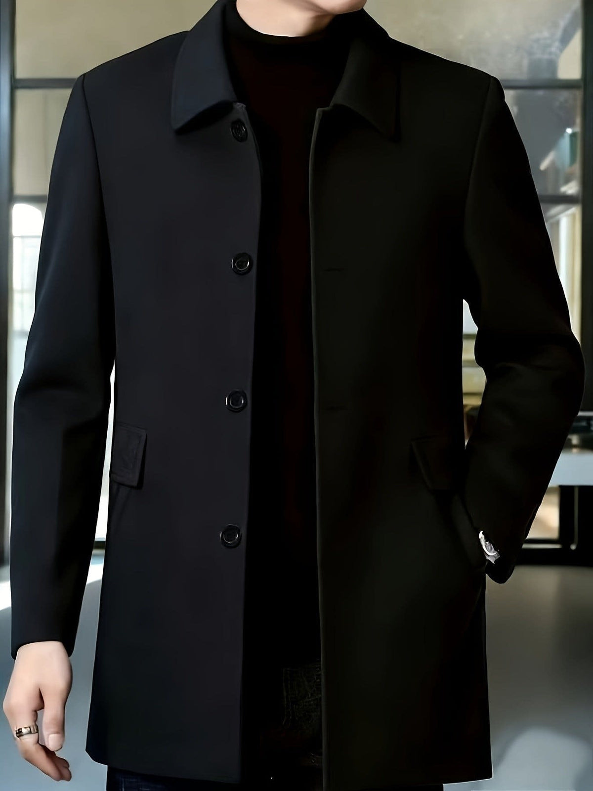 Herren Trenchcoat klassisch und vielseitig | Ingo_15