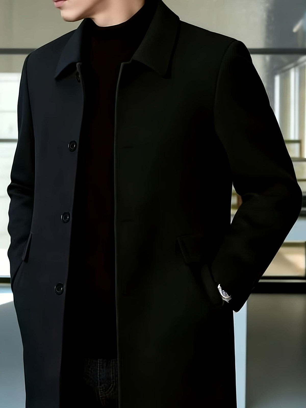 Herren Trenchcoat klassisch und vielseitig | Ingo_16