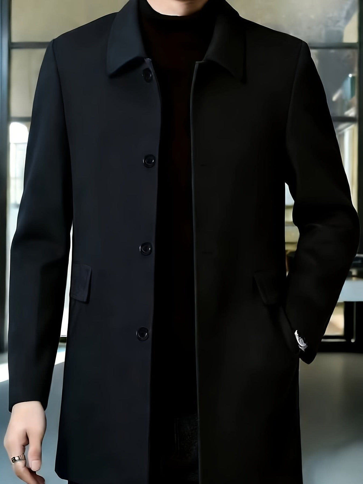 Herren Trenchcoat klassisch und vielseitig | Ingo