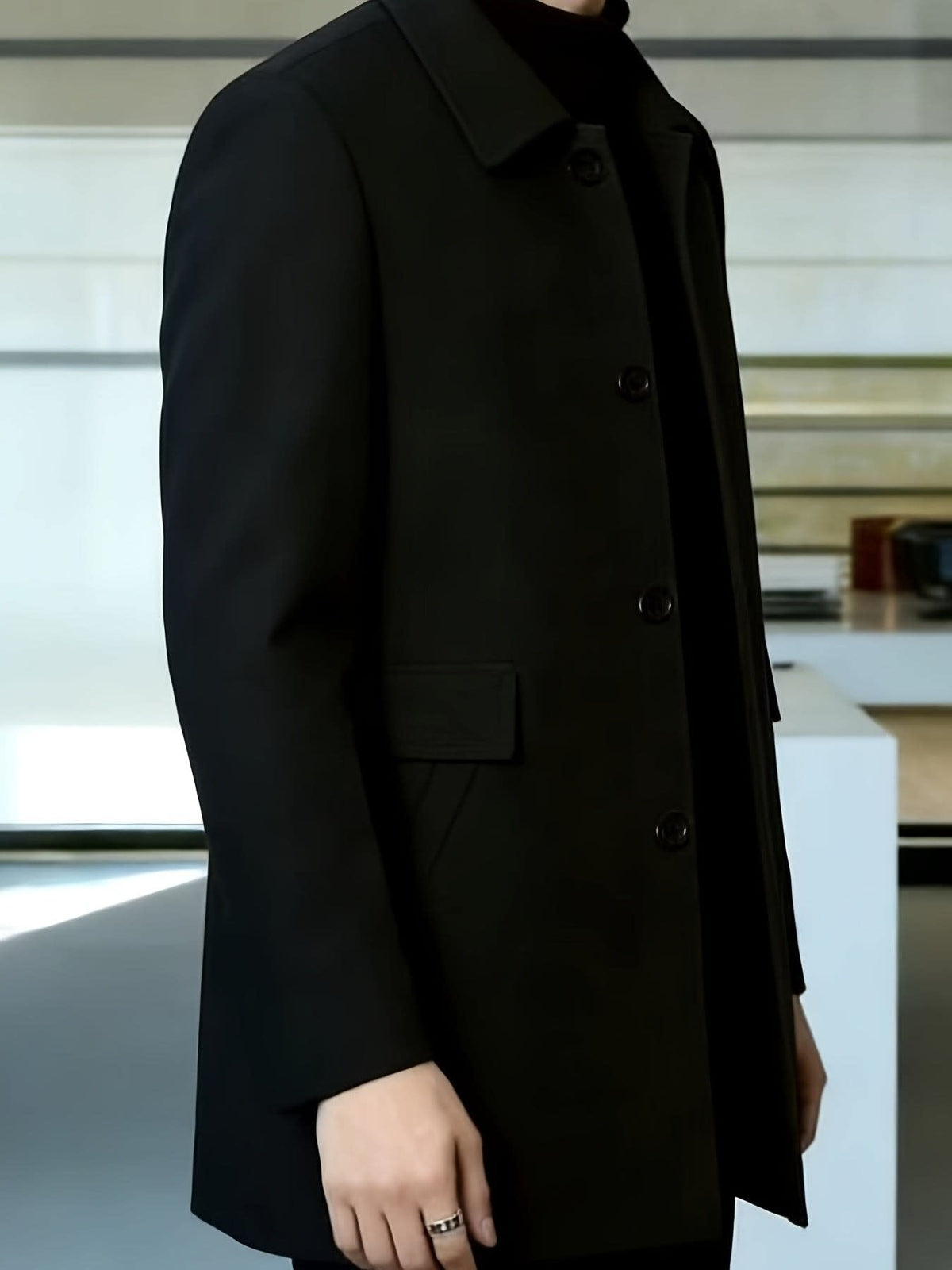 Herren Trenchcoat klassisch und vielseitig | Ingo