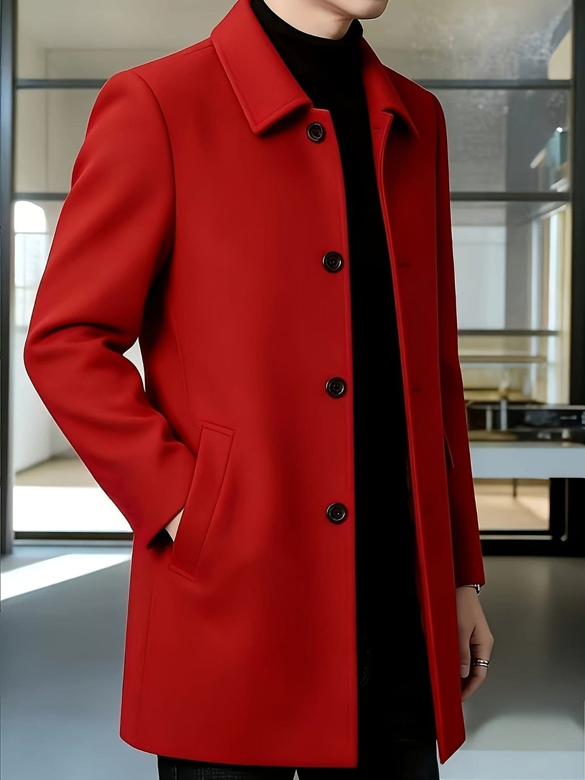 Herren Trenchcoat klassisch und vielseitig | Ingo_23