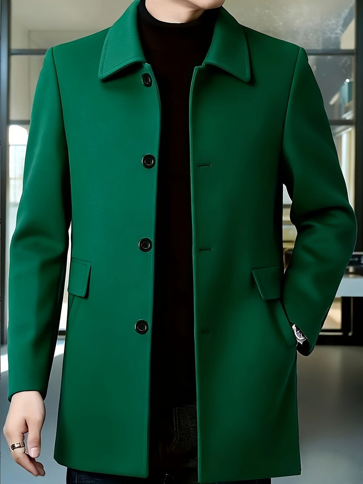 Herren Trenchcoat klassisch und vielseitig | Ingo_27