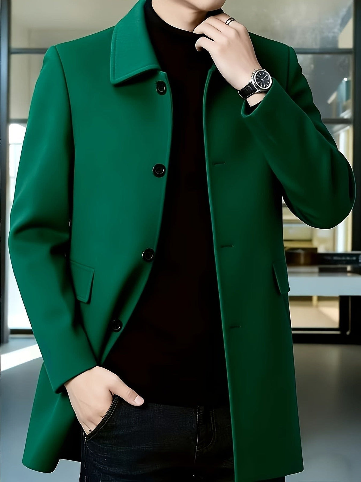 Herren Trenchcoat klassisch und vielseitig | Ingo