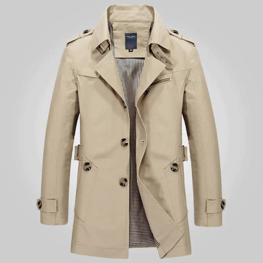 Herren Trenchcoat tailliert und winddicht | Gabriel_1