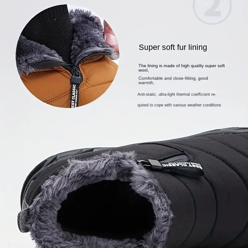 Herren Rutschfeste Gefütterte Winterschuhe | Fabian_6