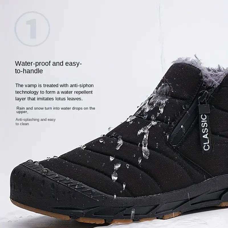 Herren Rutschfeste Gefütterte Winterschuhe | Fabian_7